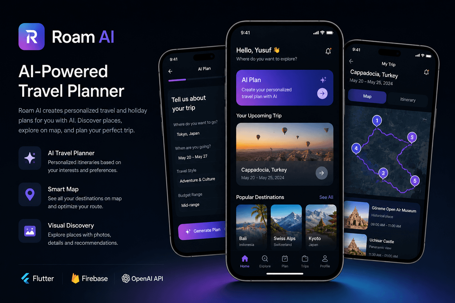 ROAM AI — Smart travel planning